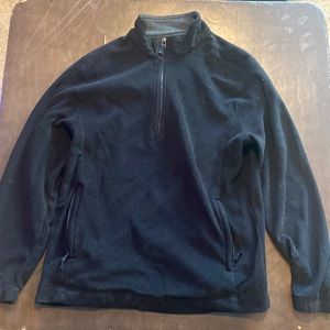 Black Saddlebred Half Zip Sweater